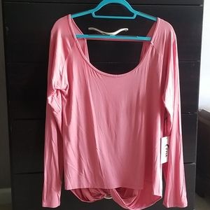 Zyia Coral Namaste yoga drape top